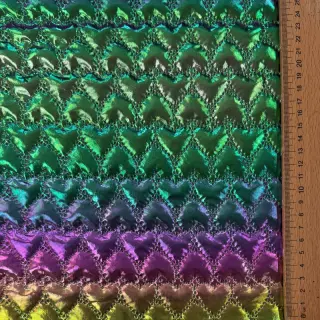 Material textil matlasat Fancy hearts multi
