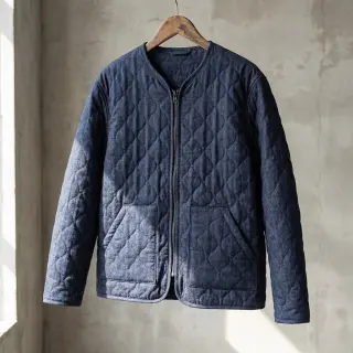 Material textil matlasat JEANS marine