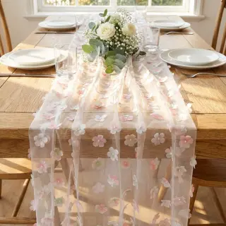 Tul pentru TUTU RETRO Flowers lavender