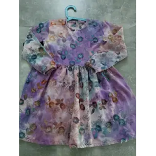 Catifea raiată subțire TIE DYE 21W Catchy design D