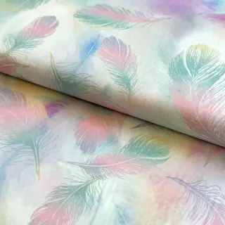Țesătură din bumbac VOILE Feathers digital print
