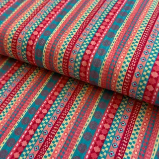 Țesătură din bumbac Bubble Stripe design A digital print