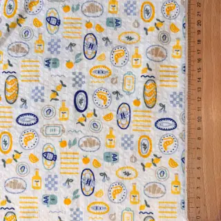 Țesătură din bumbac Bubble Stripe design C digital print