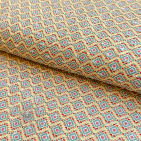 Țesătură din bumbac DOBBY Aztec digital print