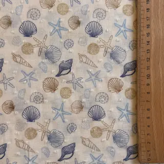 Țesătură din bumbac DOBBY Shells digital print