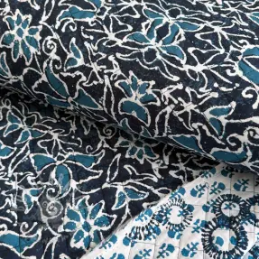 Țesătură din bumbac QUILT DOUBLE SIDED Square design C