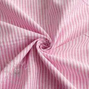 In cu bumbac Stripe fuchsia