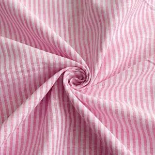In cu bumbac Stripe fuchsia