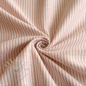 In cu bumbac Stripe rose