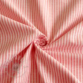 In cu bumbac Stripe salmon