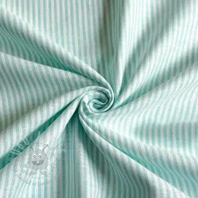 In cu bumbac Stripe mint
