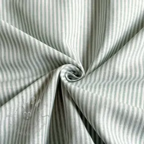 In cu bumbac Stripe pastel green