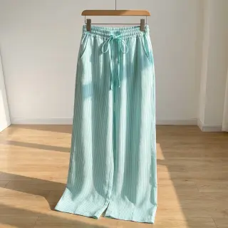 In cu bumbac Stripe mint