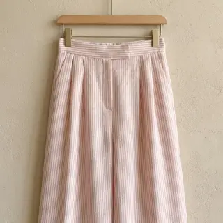In cu bumbac Stripe rose