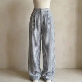 In cu bumbac Stripe navy