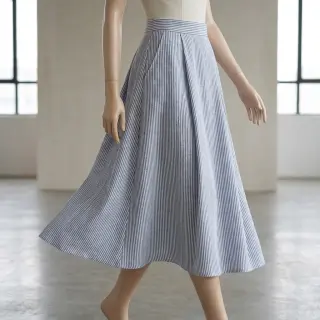 In cu bumbac Stripe jeans