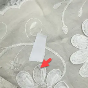 Țesătură din bumbac EMBROIDERY Bellagio cream 2nd class
