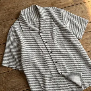 In cu bumbac Stripe black