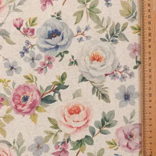 Țesătură decorativă Linenlook Romance digital print