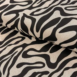 Țesătură decorativă Linenlook Animal black