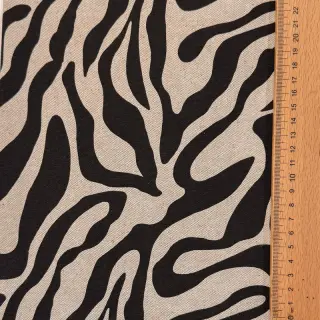 Țesătură decorativă Linenlook Animal black
