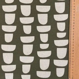 Țesătură decorativă Linenlook Abstract green
