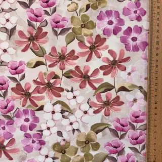 Țesătură decorativă Floralia pink digital print