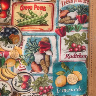 Țesătură decorativă Vegetables digital print
