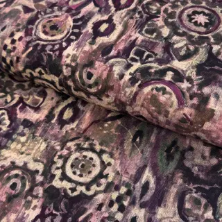 Țesătură decorativă Abstract burgundy digital print