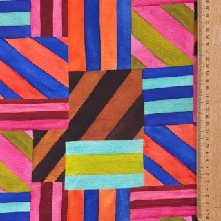 Țesătură decorativă Stripes multi digital print