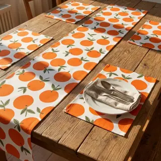 Țesătură decorativă Fruits design C