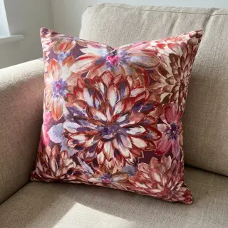Țesătură decorativă Peony orange digital print