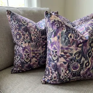 Țesătură decorativă Abstract purple digital print