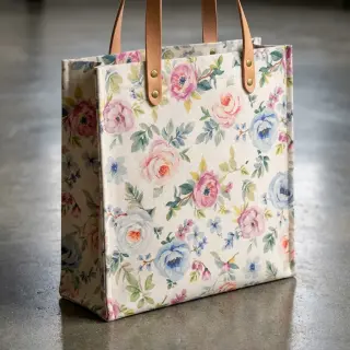 Țesătură decorativă Linenlook Romance digital print