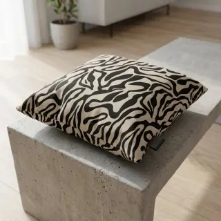 Țesătură decorativă Linenlook Animal black