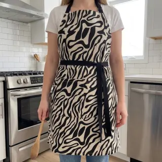 Țesătură decorativă Linenlook Animal black