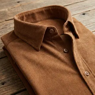 Catifea raiată subțire caramel
