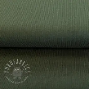 Catifea raiată subțire army green