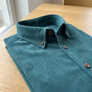 Catifea raiată subțire teal