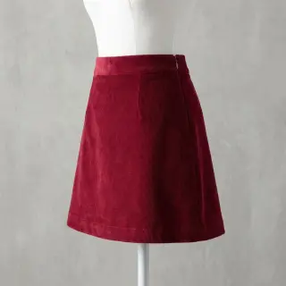 Catifea raiată subțire dark red