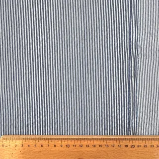 JEANS DENIM 8.5 OZ Small stripe blue