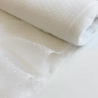 Tul pentru TUTU DOTS white