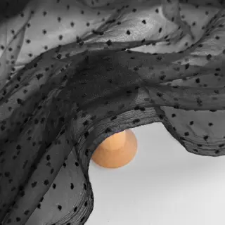 Tul pentru TUTU DOTS black