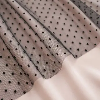Tul pentru TUTU DOTS black
