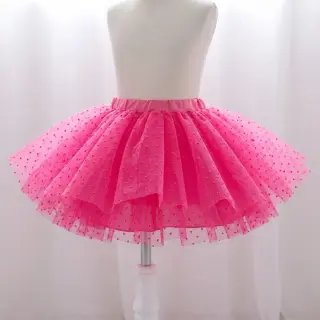 Tul pentru TUTU DOTS dark blue