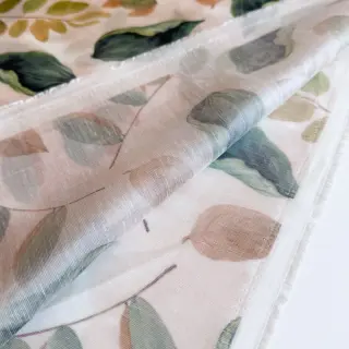 Lyocell cu in și mătase Retro Flowers design A