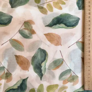Lyocell cu in și mătase Retro Flowers design A
