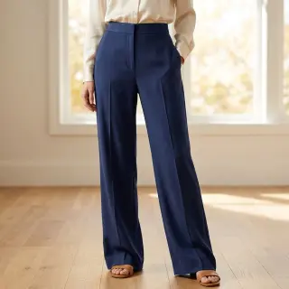 Lyocell navy blue