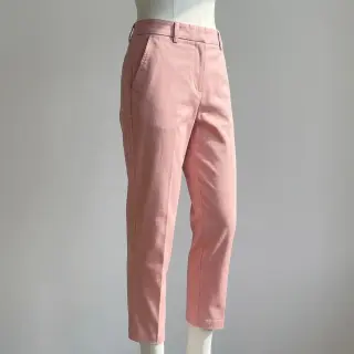 Țesătură din bumbac TWILL Mango olive pink
