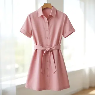 Țesătură din bumbac TWILL Mango olive pink